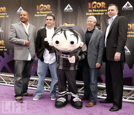 Max Howard at the Igor World Premiere